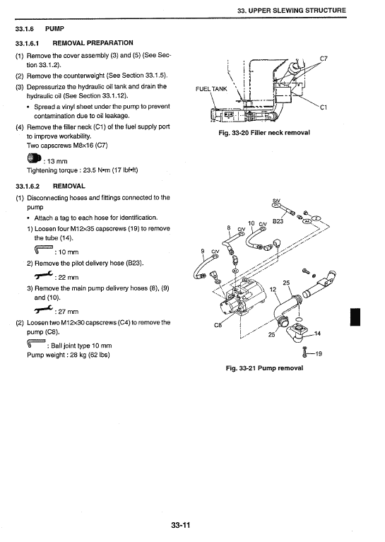 Kobelco Sk30sr-3 And Sk35sr-3 Excavator Service Manual