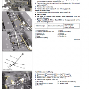 Kubota F2880, F2880e, F3680 Front Mower Workshop Manual