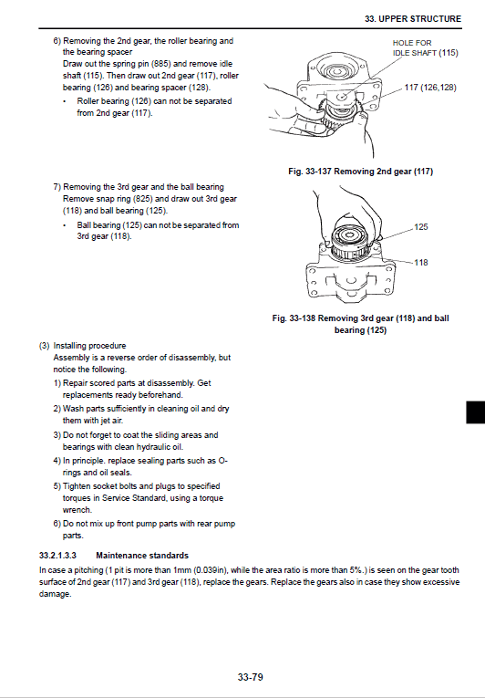 Kobelco Sk260-8 Tier 3 Excavator Service Manual