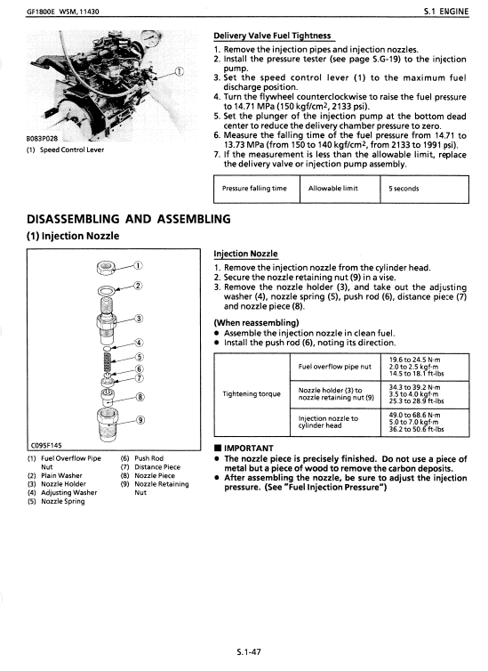 Kubota Gf1800, Gf1800e Lawn Mower Workshop Service Manual