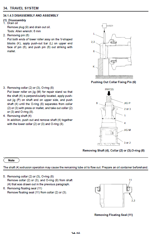 Kobelco Sk485-9 Tier 4 Excavator Service Manual