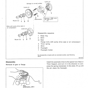 Mitsubishi 6d14, 6d15, 6d16 Engine Worskhop Service Manual