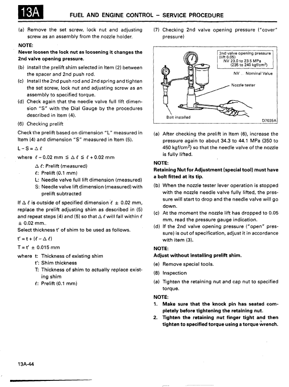 Mitsubishi 6d24, 6d24-t, 6d25-tc Engine Workshop Service Manual