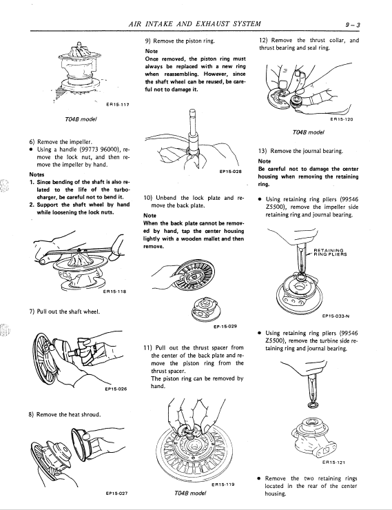 Nissan Fd6, Fd6t Engine Workshop Service Manual