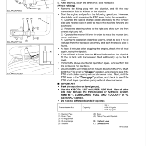 Kubota GR2110, GR2010G Lawn Mower Workshop Repair Manual - Image 4