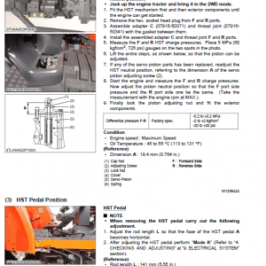 Kubota L45, Tl1000a, Bt1000a Tractor Front Loader Workshop Manual