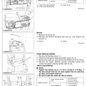 Kubota Bx22, La210, Bt600 Tractor Loader Workshop Service Manual