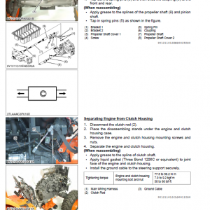 Kubota L3301, L3901, L4701 Tractor Workshop Service Manual