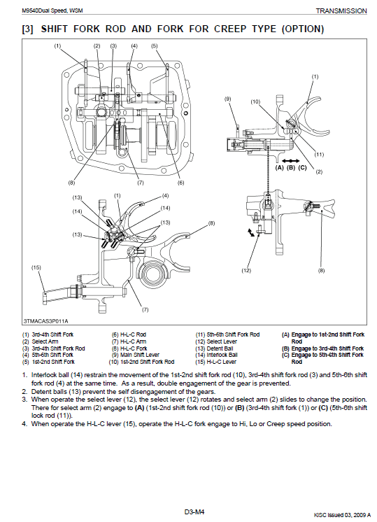 Kubota M8540, M9540 Tractor Workshop Service Manual