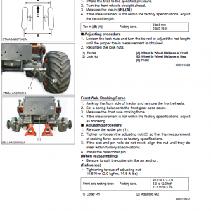 Kubota Bx24, La240, Bt601 Tractor Loader Workshop Manual