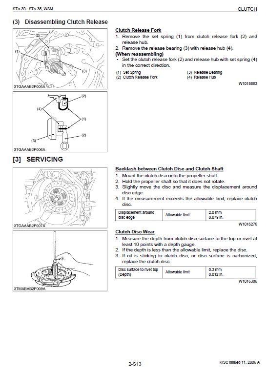 Kubota Sta-30, Sta-35 Tractor Workshop Service Manual