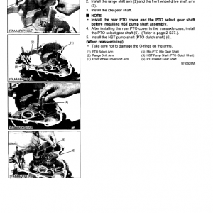 Kubota Bx25, La240, Bt601 Tractor Loader Workshop Manual