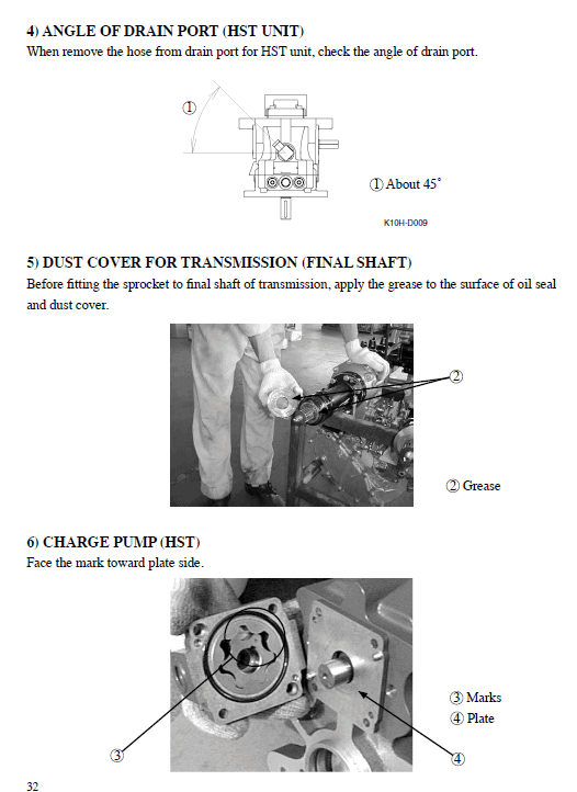 Kubota Kc100hd Dumper Workshop Manual