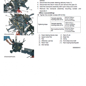 Kubota Bx1500 Tractor Workshop Service Manual