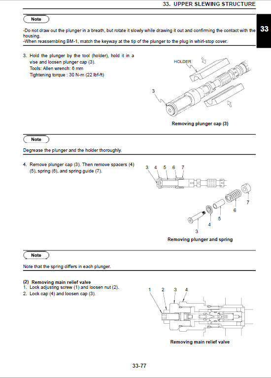 Kobelco 70sr-2 Acera Excavator Service Manual