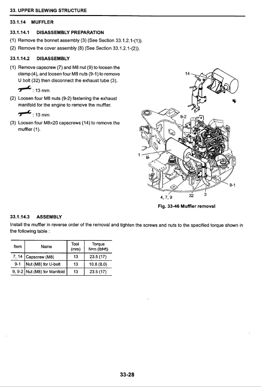 Kobelco Sk27sr-3 Excavator Service Manual