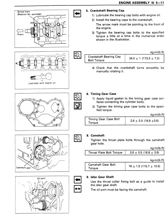 Isuzu 4bb1, 4bd1, 4bd1t Engine Workshop Service Manual