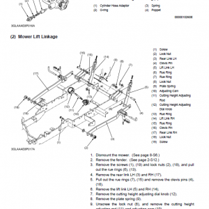 Kubota Gr2100ec Lawn Mower Workshop Manual