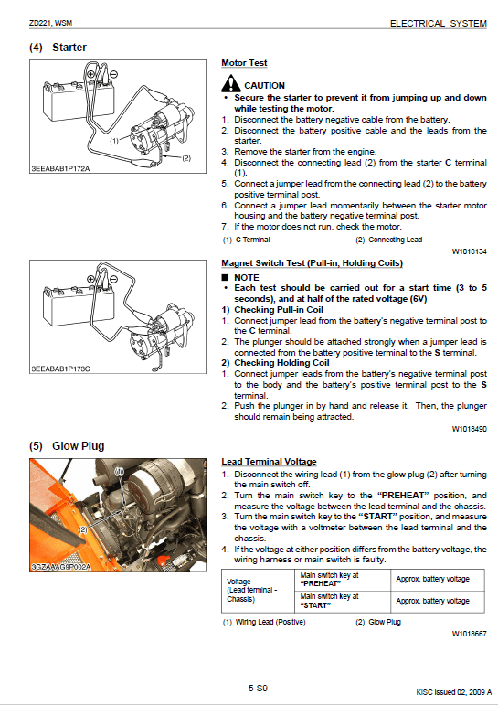 Kubota Zd221 Mower Workshop Service Manual