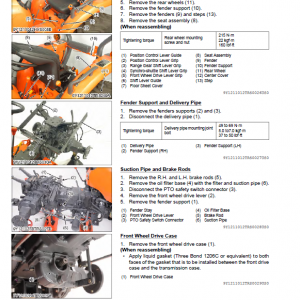 Kubota L3301, L3901, L4701 Tractor Workshop Service Manual