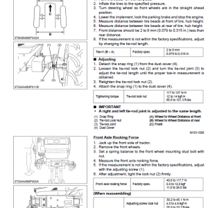 Kubota Sta-30, Sta-35 Tractor Workshop Service Manual