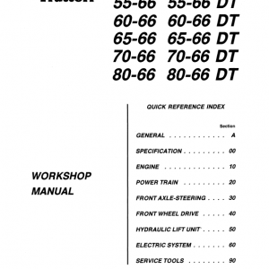 Fiat 55-66, 60-66, 65-66, 70-66, 80-66 Tractor Service Manual