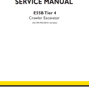 New Holland E55b Tier 4 Crawler Excavator Service Manual