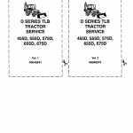 Ford 455d, 555d, 575d, 655d, 675d Backhoe Loader Service Manual