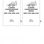 Ford New Holland 555e, 575e, 655e, 675e Backhoe Loader Service Manual