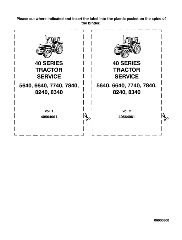 Ford 5640, 6640, 7740 Tractor Service Manual