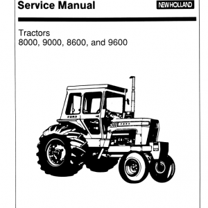 Ford 8000, 8600, 9000, 9600 Tractor Service Manual