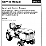 Ford Lgt12, Lgt14, Lgt17, Lgt18h Lawn Tractor Service Manual