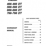 Fiat 466, 566, 666, 766 Tractor Workshop Service Manual