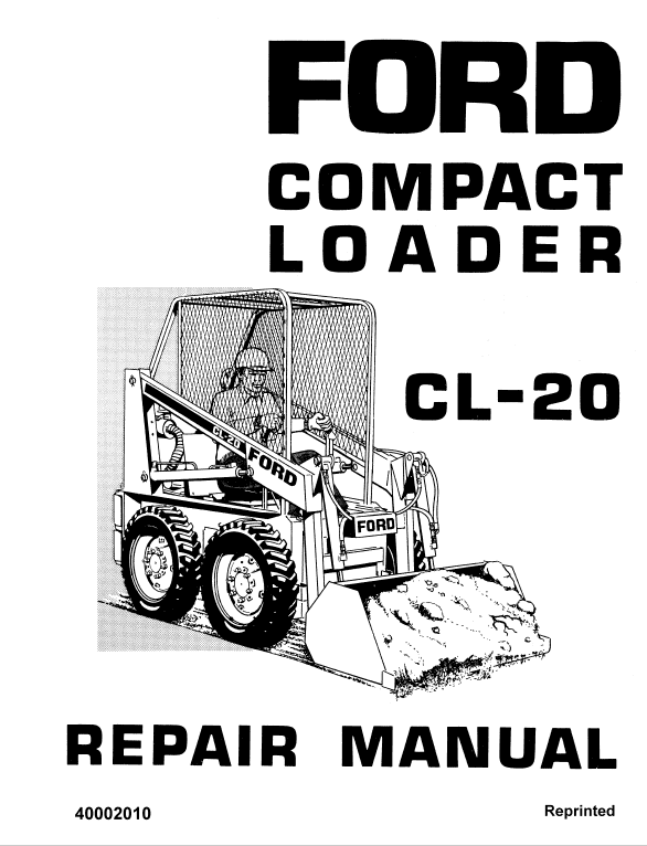 Ford Cl-20 Compact Loader Service Manual