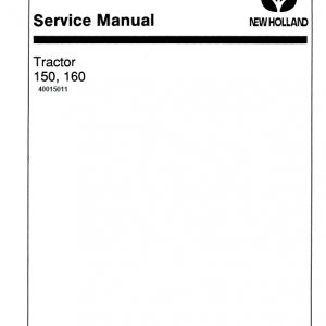 Ford Versatile 150 And 160 Tractor Service Manual