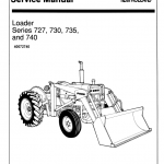 Ford 727, 730, 735 And 740 Loader Service Manual
