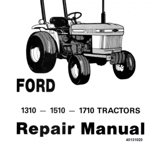 Ford 1310, 1510 And 1710 Tractors Service Manual