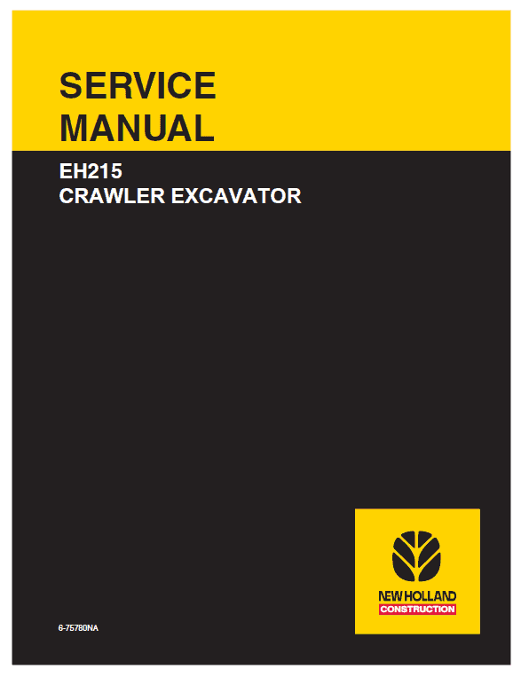 New Holland Eh215 Crawler Excavator Service Manual