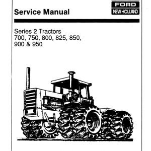 Ford Versatile 700, 750, 800, 825, 850, 900, 950 Tractor Service Manual