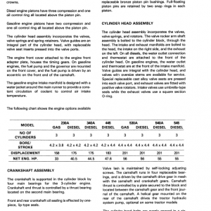 Ford 230a, 340a, 445, 530a, 540a, 545 Tractor Service Manual