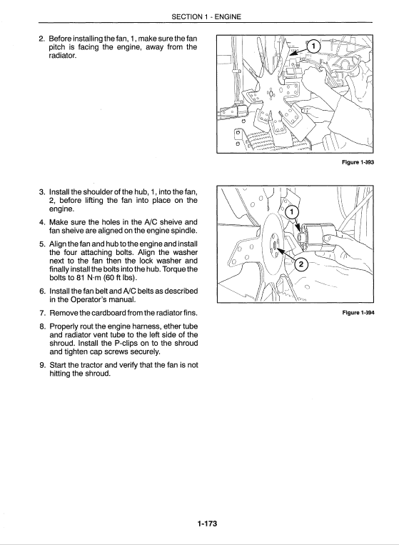 Ford 9280, 9480, 9680 And 9880 Tractor Service Manual