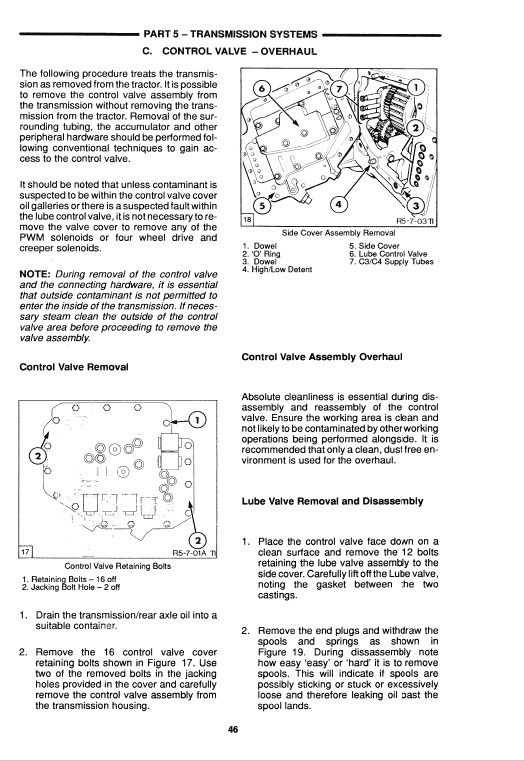 Ford 5640, 6640, 7740 Tractor Service Manual