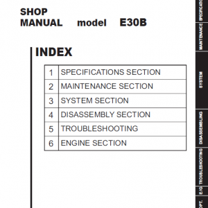 New Holland E30b Tier 3 Compact Excavator Service Manual