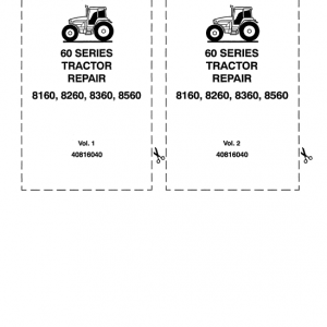 Ford 8160, 8260, 8360, 8560 Tractor Service Manual