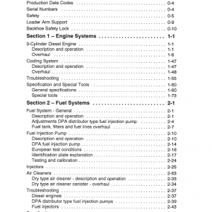 Ford 250c, 260c, 345d, 445d, 545d Tractor Service Manual