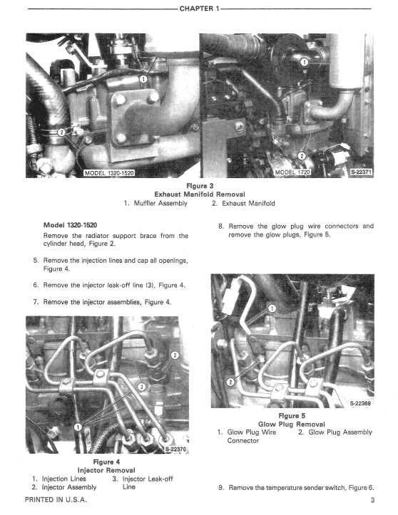 Ford 1320, 1520, 1620, 1715, 1720 Tractor Service Manual