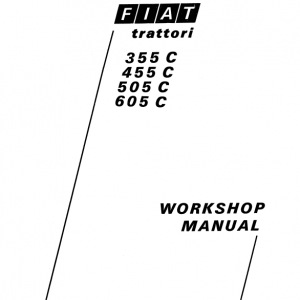 Fiat 355c, 455c, 505c, 605c Crawler Tractor Service Manual