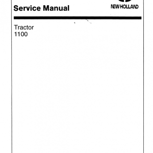 Ford 1100 Tractor Service Manual