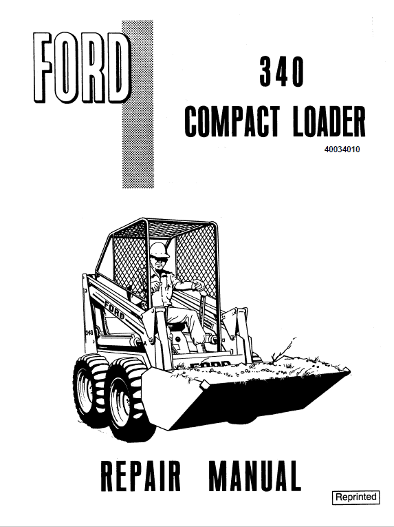 Ford 340 Compact Loader Service Manual