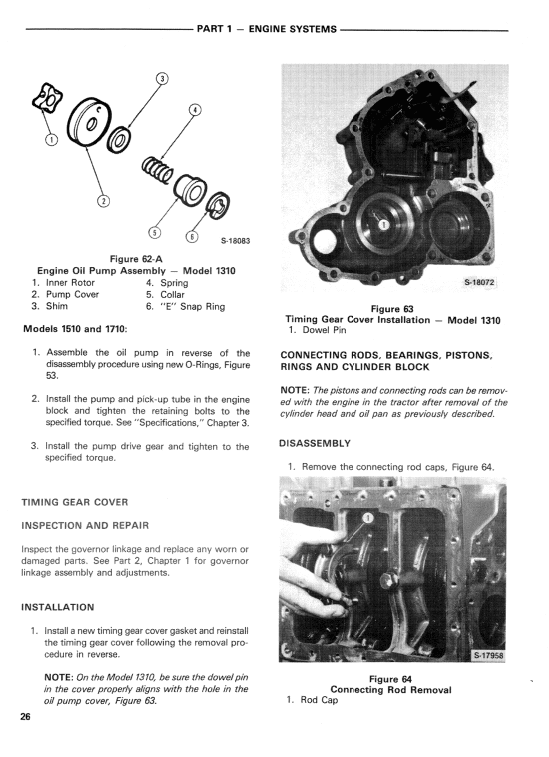 Ford 1310, 1510 And 1710 Tractors Service Manual